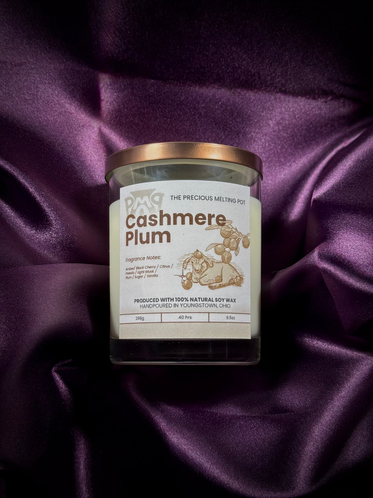 Cashmere Plum - 9.5oz Candle