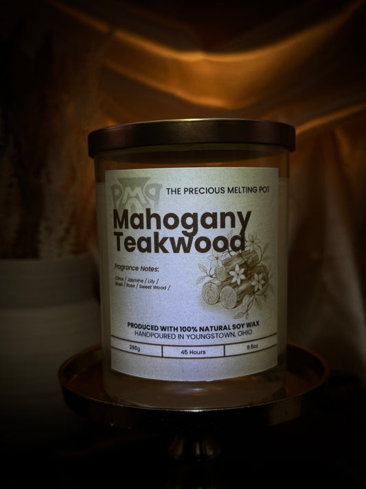 Mahogany Teakwood - 9.5oz Candle