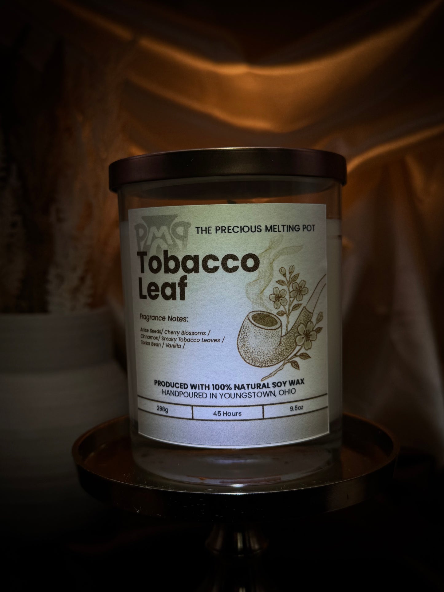 Tobacco Leaf - 9.5oz Candle